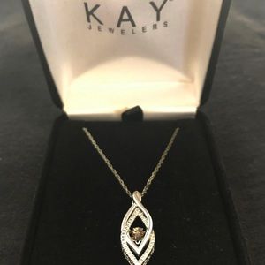 Sapphires SS Necklace By Kay